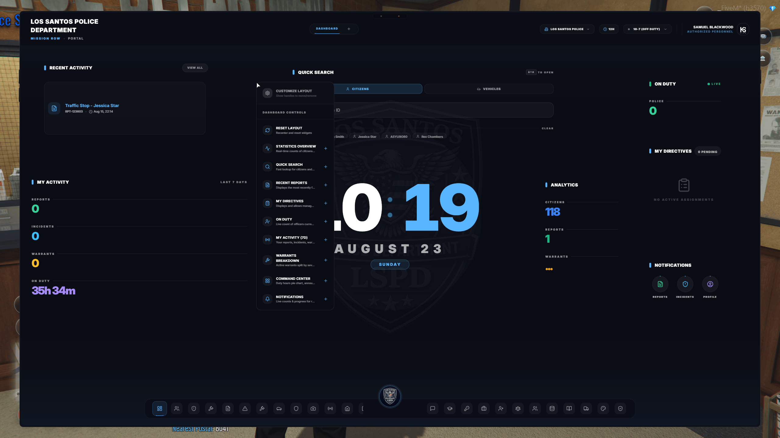 Kartik MDT V2 interface