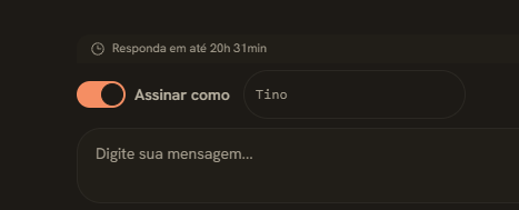 Instagram conversation with the deadline notice above the message field