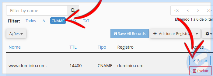 cPanel - Zone Editor