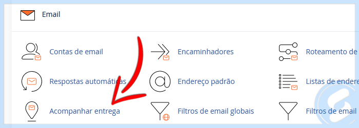 cPanel - Acompanhar entrega