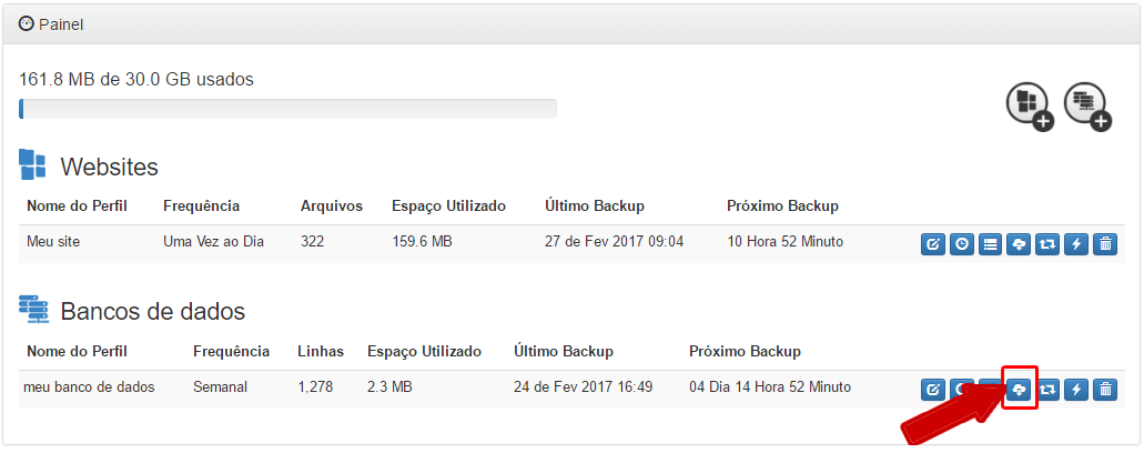 Cloud Backup - Download