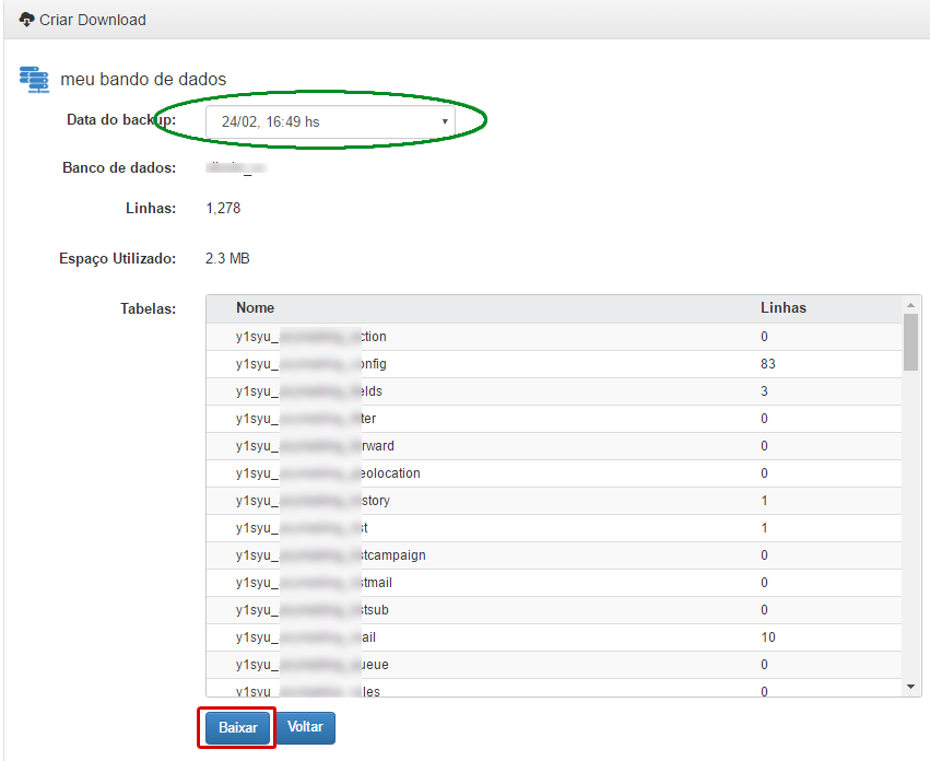 Cloud Backup - Download