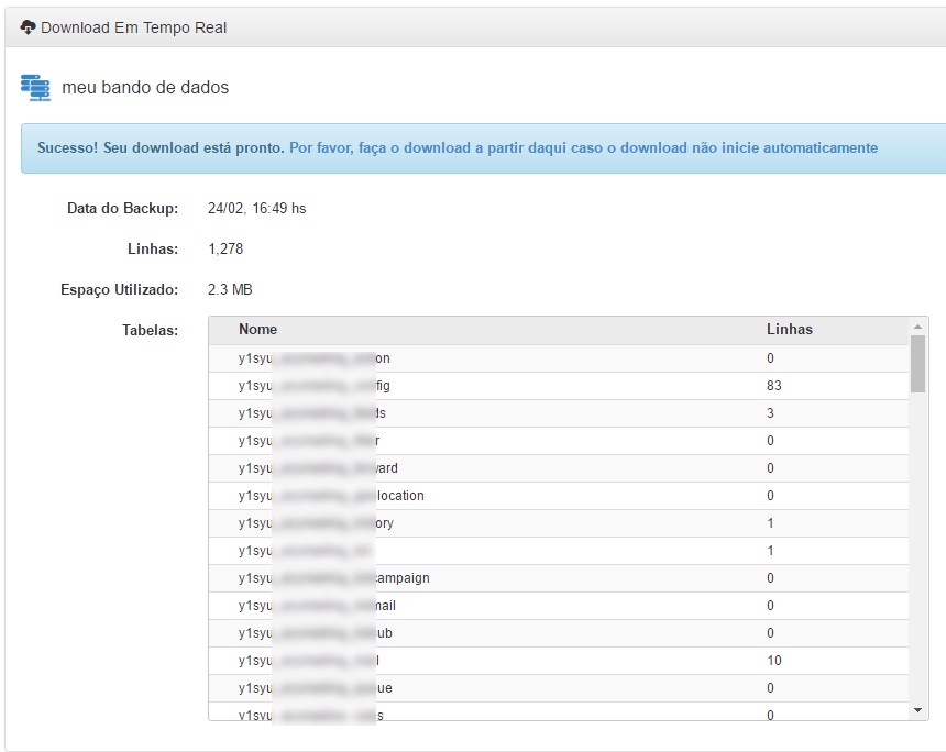 Cloud Backup - Download