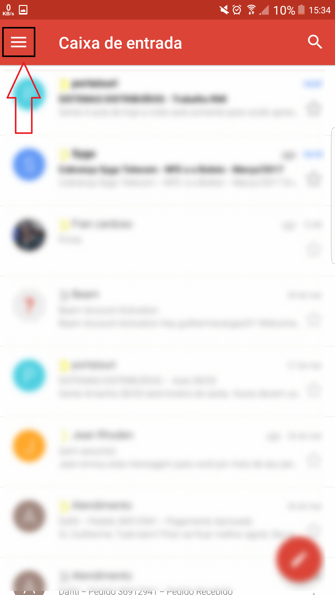 E-mail no Gmail Android - Configuração