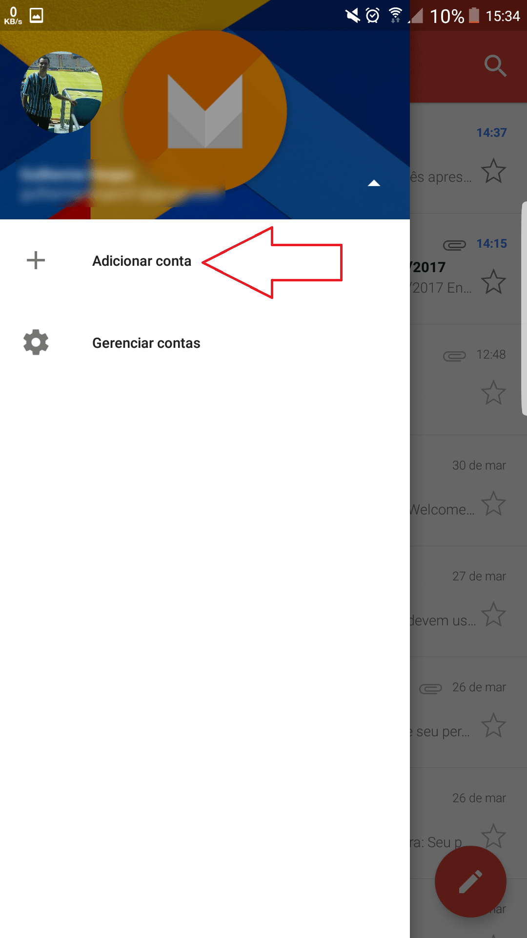 E-mail no Gmail Android - Configuração