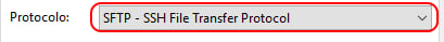 Como conectar via SFTP com o FileZilla - Passo 3