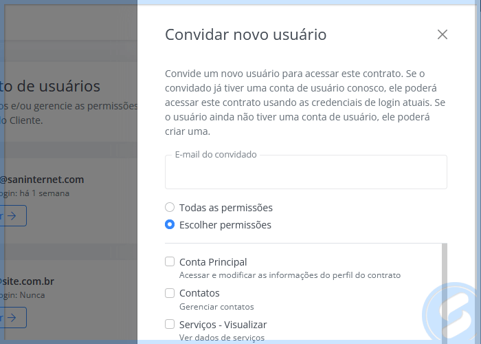 Usuários SAN - Novo