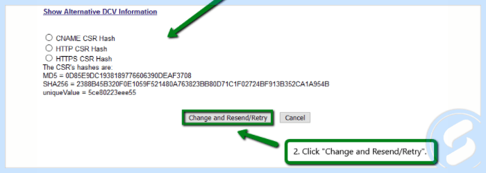 Change and Resend