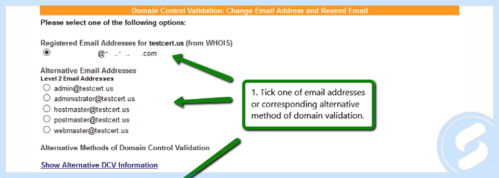 Email Options