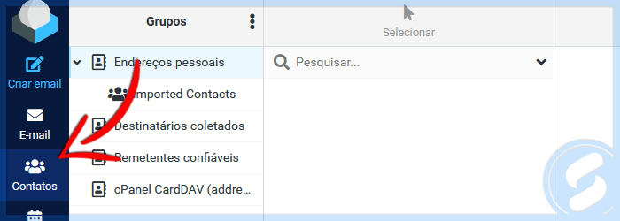Roundcube - Contatos