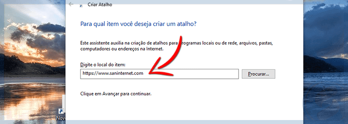 Atalho SAN