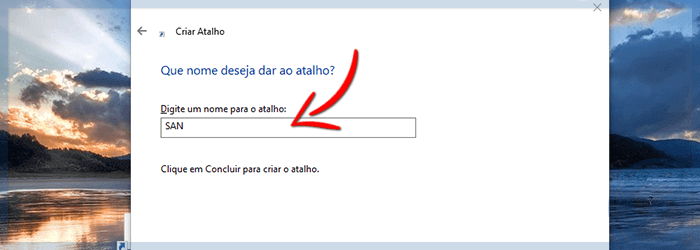 Atalho SAN
