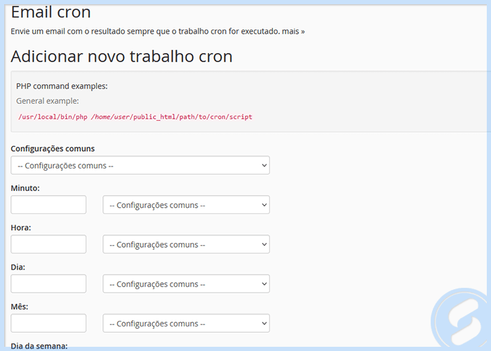 cPanel - Crons
