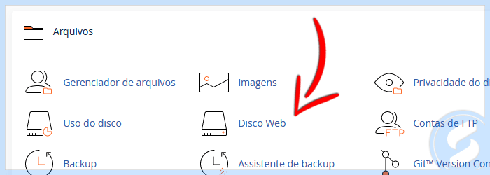 cPanel - Disco Web