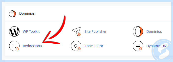 cPanel - Redirecionar domínio