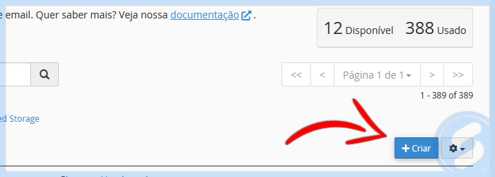 cPanel - E-mail - Contas