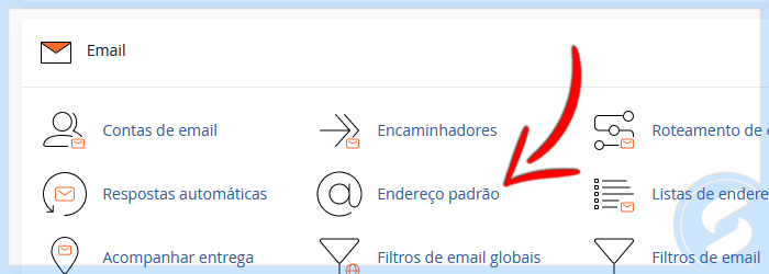 cPanel - E-mail - Endereço padrão