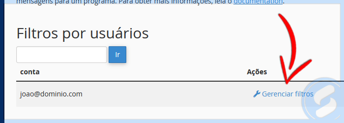 cPanel - E-mail - Filtros