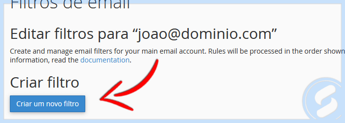 cPanel - E-mail - Filtros