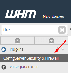 WHM - Firewall