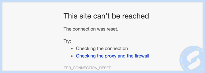Mensagem de erro no Chrome
