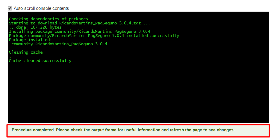 Magento Connect Manager