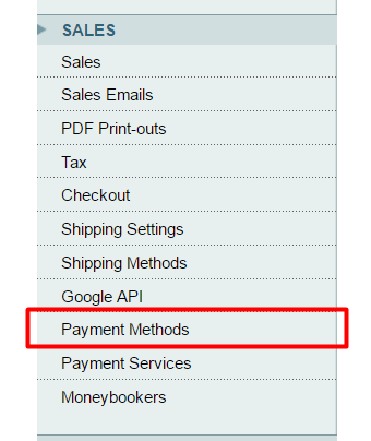 Magento: Formas de pagamento