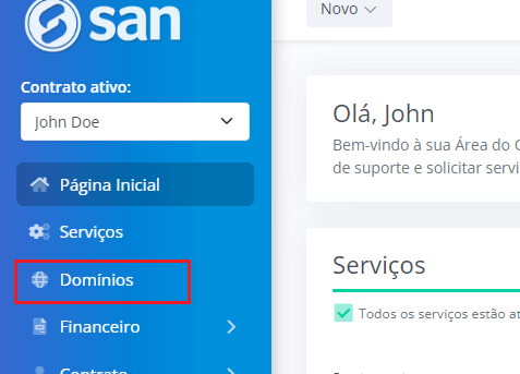 Domínios SAN
