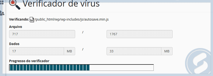 cPanel - Verificador de vírus