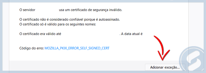 Firefox - Conexão não segura