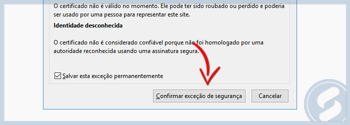 Firefox - Conexão não segura