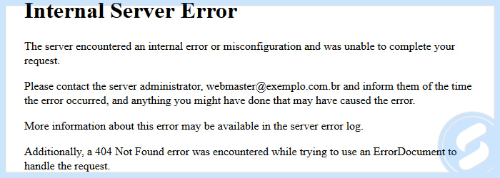 Internal server error 500