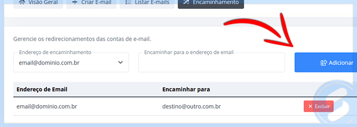 Serviço SAN - Public Mail Encaminhamento