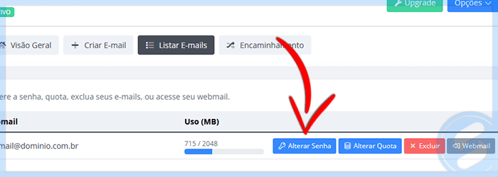 Serviço SAN - Public Mail Senha
