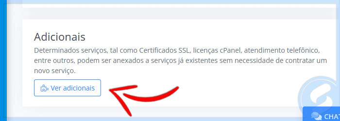 Adicionais de serviços SAN