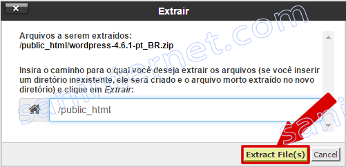 cPanel - Arquivos - Gerenciador