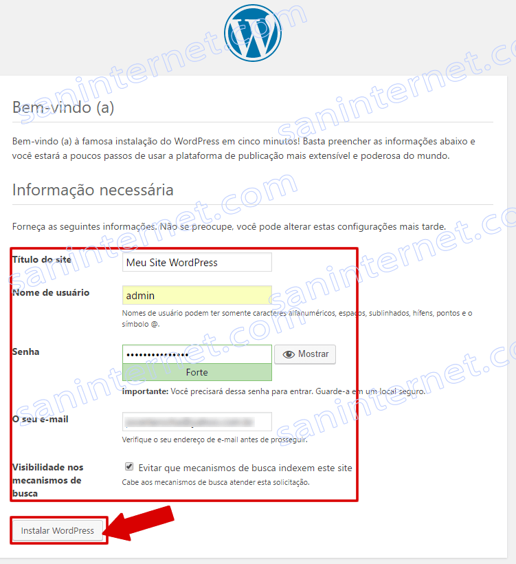 WordPress - Instalação