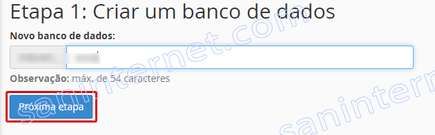cPanel - Assistente MySQL