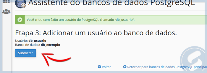 cPanel - Assistente PostgreSQL