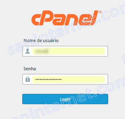 cPanel - Login