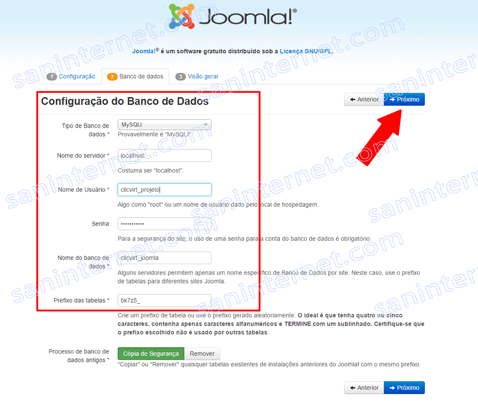 Joomla - Instalação