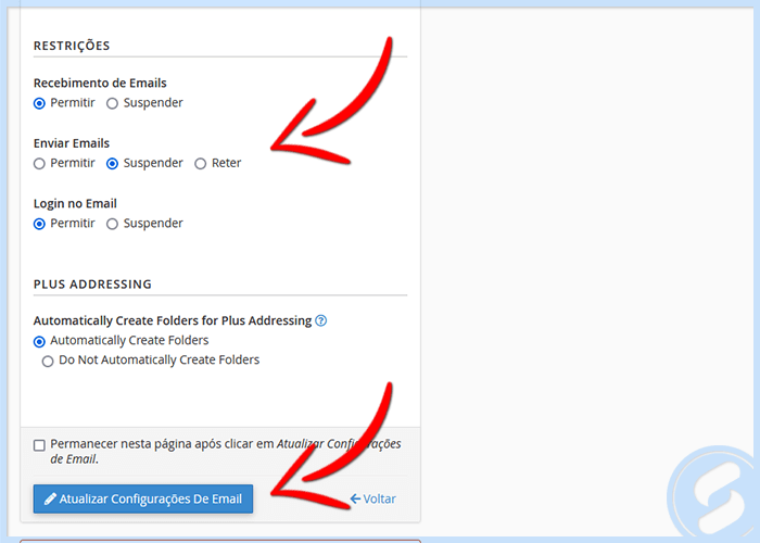 cPanel - E-mail - Contas