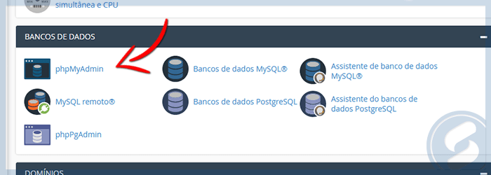 PhpMyAdmin - cPanel