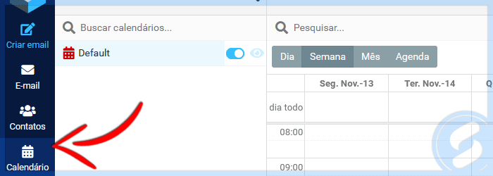 Roundcube - Calendário