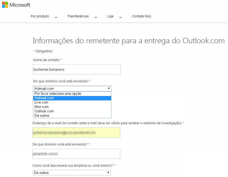 Outlook - Blacklist