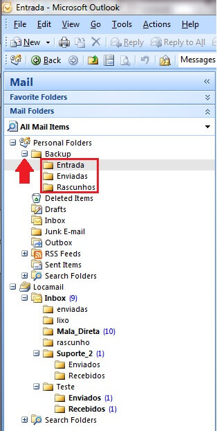 Outlook 2007 - Mover mensagens