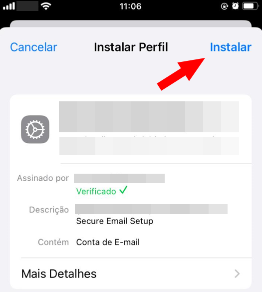 iOS - Instalar perfil