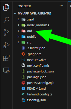 NextJs - Pasta out