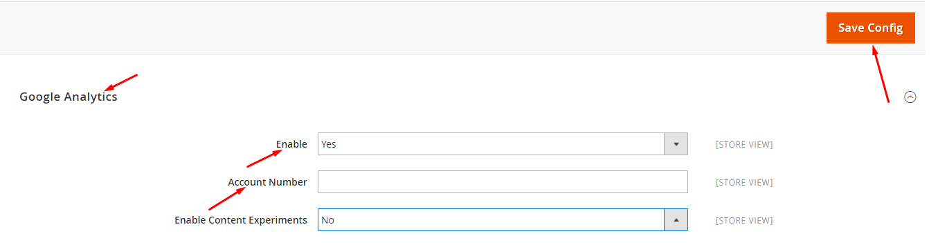 Magento 2 - Google