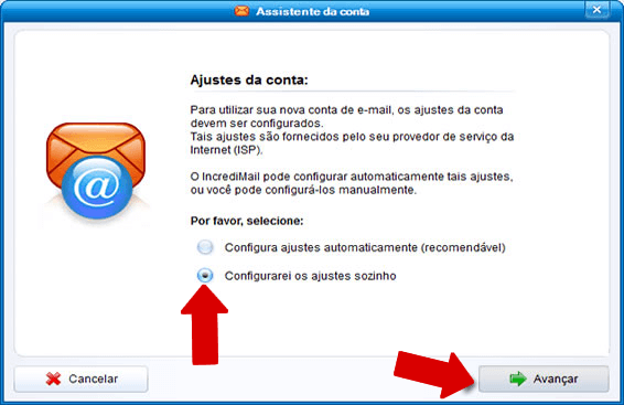 IncredMail - Contas